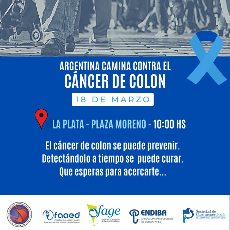 La Plata se suma a Argentina Camina, contra el cáncer de colon