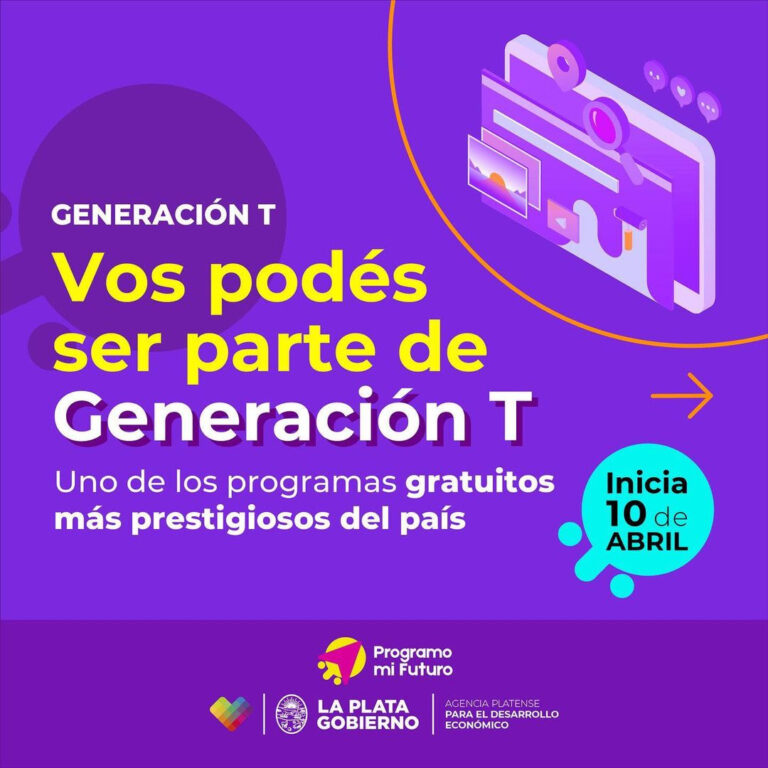 Generación T: lanzamos clases de programación web gratuitas y con alta salida laboral