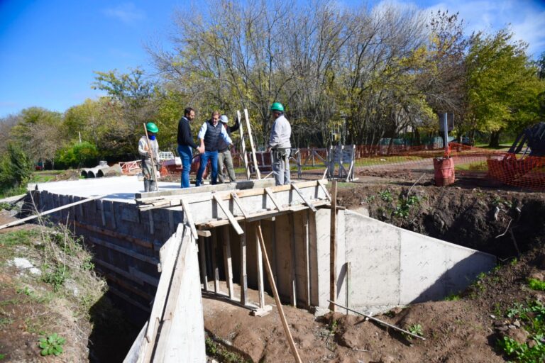 Un nuevo puente vehicular y peatonal sobre el arroyo El Palito