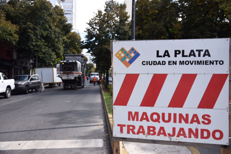 Cortes y desvíos de tránsito por obras en el centro de la ciudad