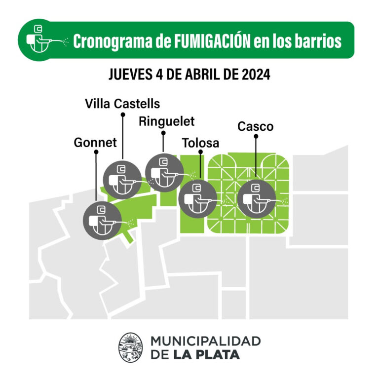 Este jueves continúa el plan de fumigación contra los mosquitos…