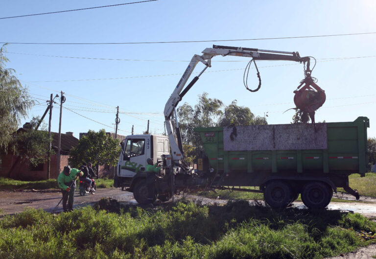 El Municipio pone en valorBarrio Malvinas a toda maquina