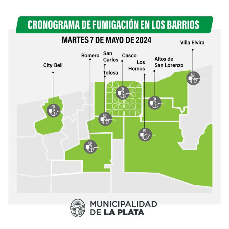 Prevención del dengue: este es el cronograma de fumigación de hoy